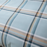 HOUSSE DE COUETTE </br> TARTAN BLEU