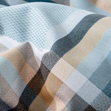 HOUSSE DE COUETTE </br> TARTAN BLEU
