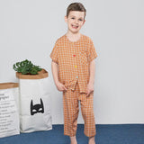 PYJAMA GARÇON <br> À CARREAUX