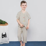 PYJAMA GARÇON <br> À CARREAUX