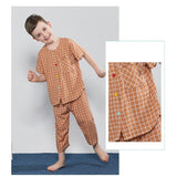 PYJAMA GARÇON <br> À CARREAUX