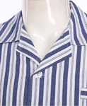 PYJAMA HOMME <br> RAYÉ BLEU ET BLANC