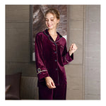 PYJAMA FEMME <br> HIVER VELOURS