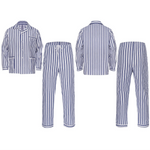 PYJAMA HOMME <br> RAYÉ BLEU ET BLANC