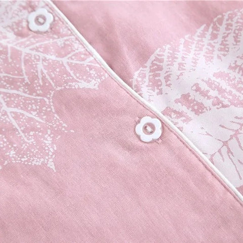 Pyjama Femme Boutonn Devant Coton Sommeil Heureux