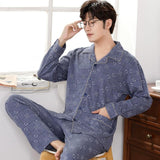 Vhersily Pyjama Homme En Coton Léger Pyjama Homme D'hiver élégant Vhersily Pyjama Homme En Coton Léger Pyjama Homme D'hiver élégant